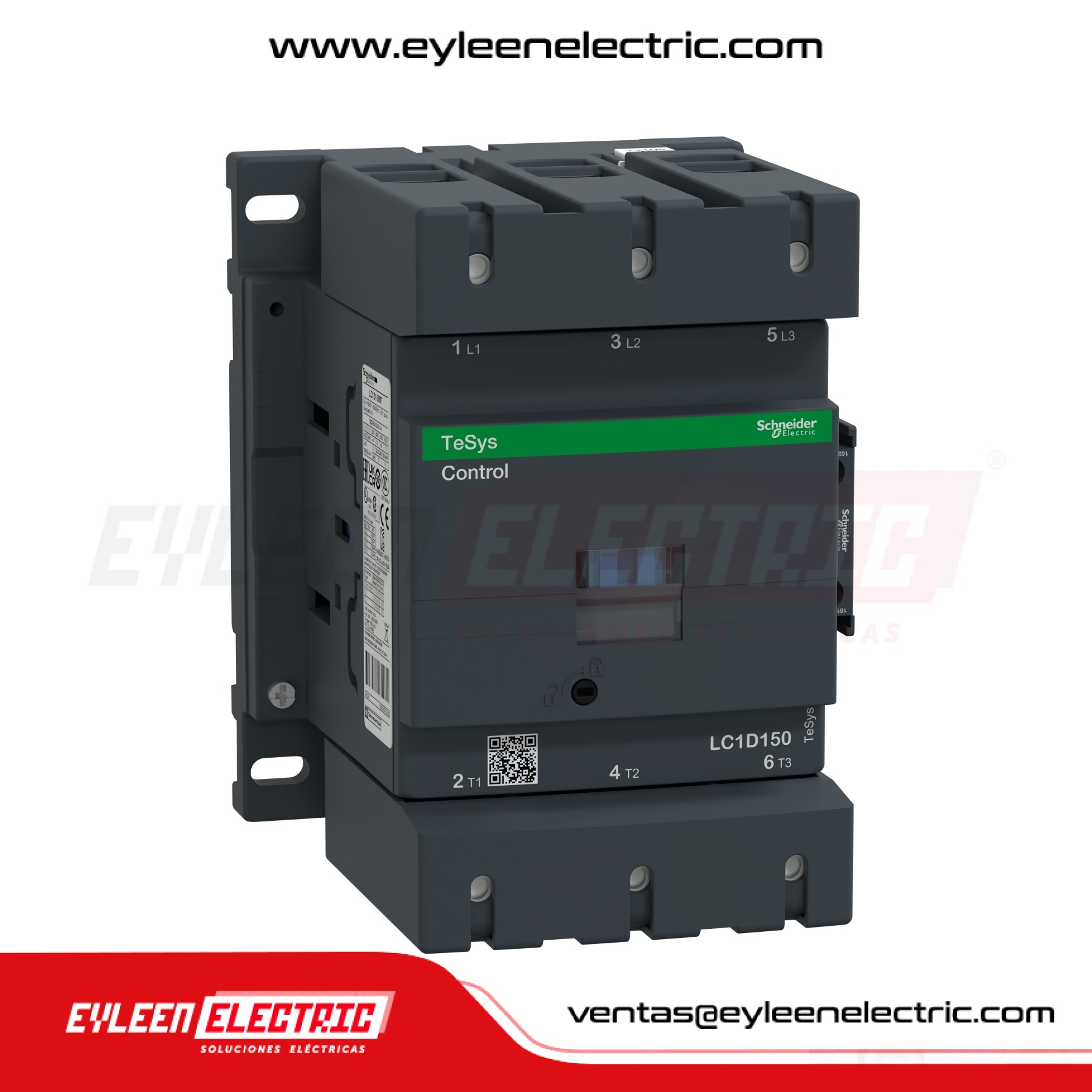 CONTACTOR TESYS D, 150A/AC3 - 200A/AC1, 1NA + 1NC, BOBINA: 440VAC