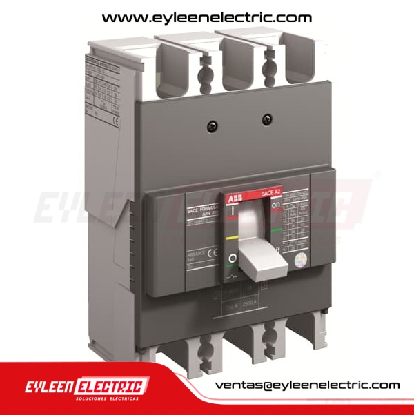 INTERRUPTOR AUTOMÁTICO CAJA MOLDEADA FIJA SACE FORMULA 3X200A, A2N 250 TMF 200-1250 3p F F, 85/36/25kA, 240/380/440VAC