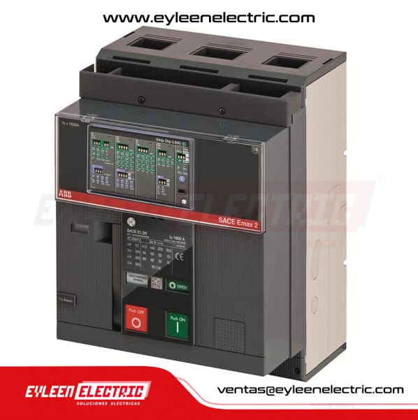 INTERRUPTOR AUTOMÁTICO DE BASTIDOR ABIERTO Emax 2, 3X(2000-5000A), E6.2H 5000 Ekip Dip LSI 3p FHR, 0.6-10 x In, 1.5-15 x In, 100/100/100kA, 400/440/500VAC