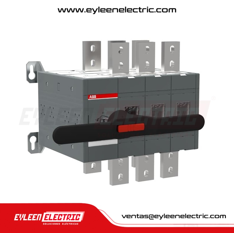 CONMUTADOR MANUAL BAJO CARGA (I-0-II), OT2000E03CP, 3X2000A