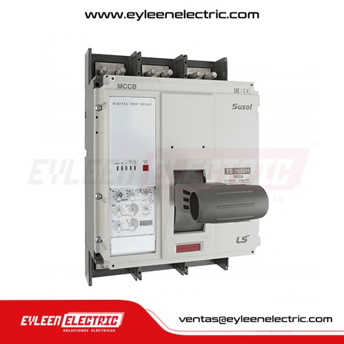 INTERRUPTOR AUTOMATICO DE CAJA MOLDEADA FIJA REGULAR, 3X1000A, TS1000N NGO, 50KA/400V