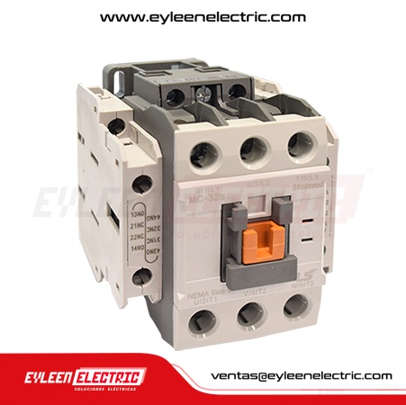CONTACTOR MC 3P 32A/220VAC-60HZ,AC3.