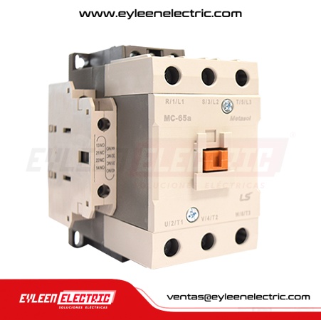 CONTACTOR 65A AC3 2NA2NC 24V, 50/60HZ.