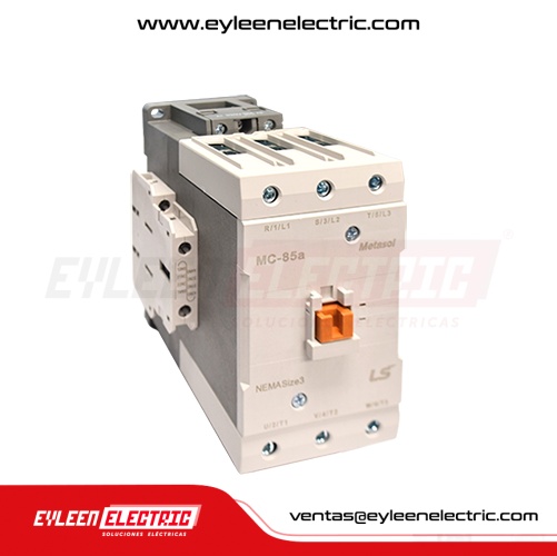CONTACTOR 85A AC3 2NA2NC 380V, 50/60HZ.